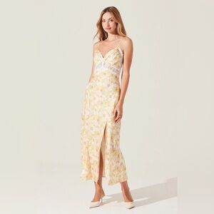 ASTR The Label Floral Midi Dress Small
